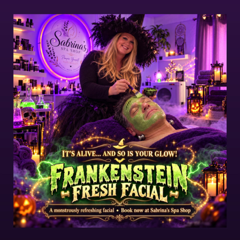 Frankenstein Fresh Facial at Sabrina’s Spa Shop in Spring Hill, FL