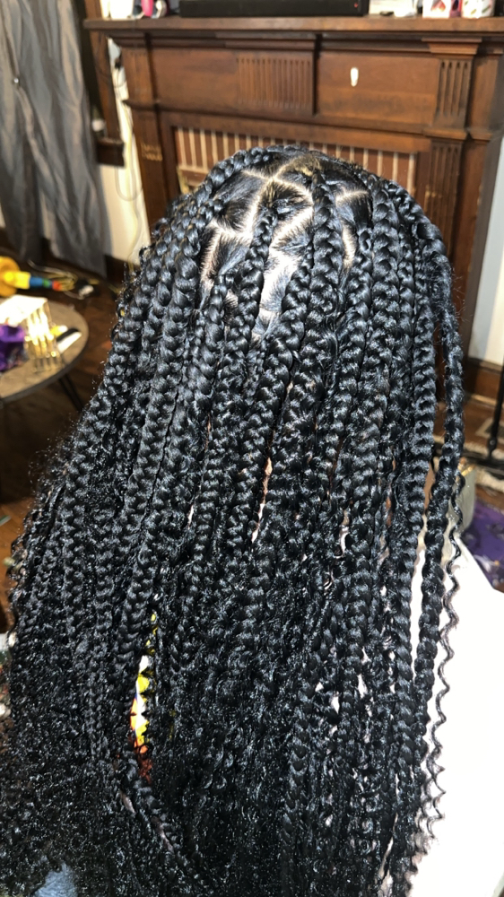 Boho Knotless Box Braids