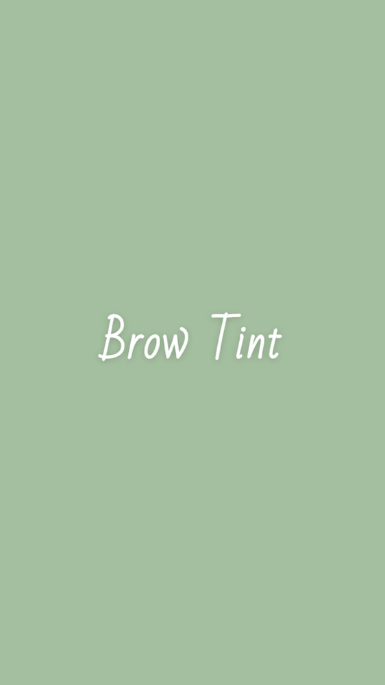 Brow Tint