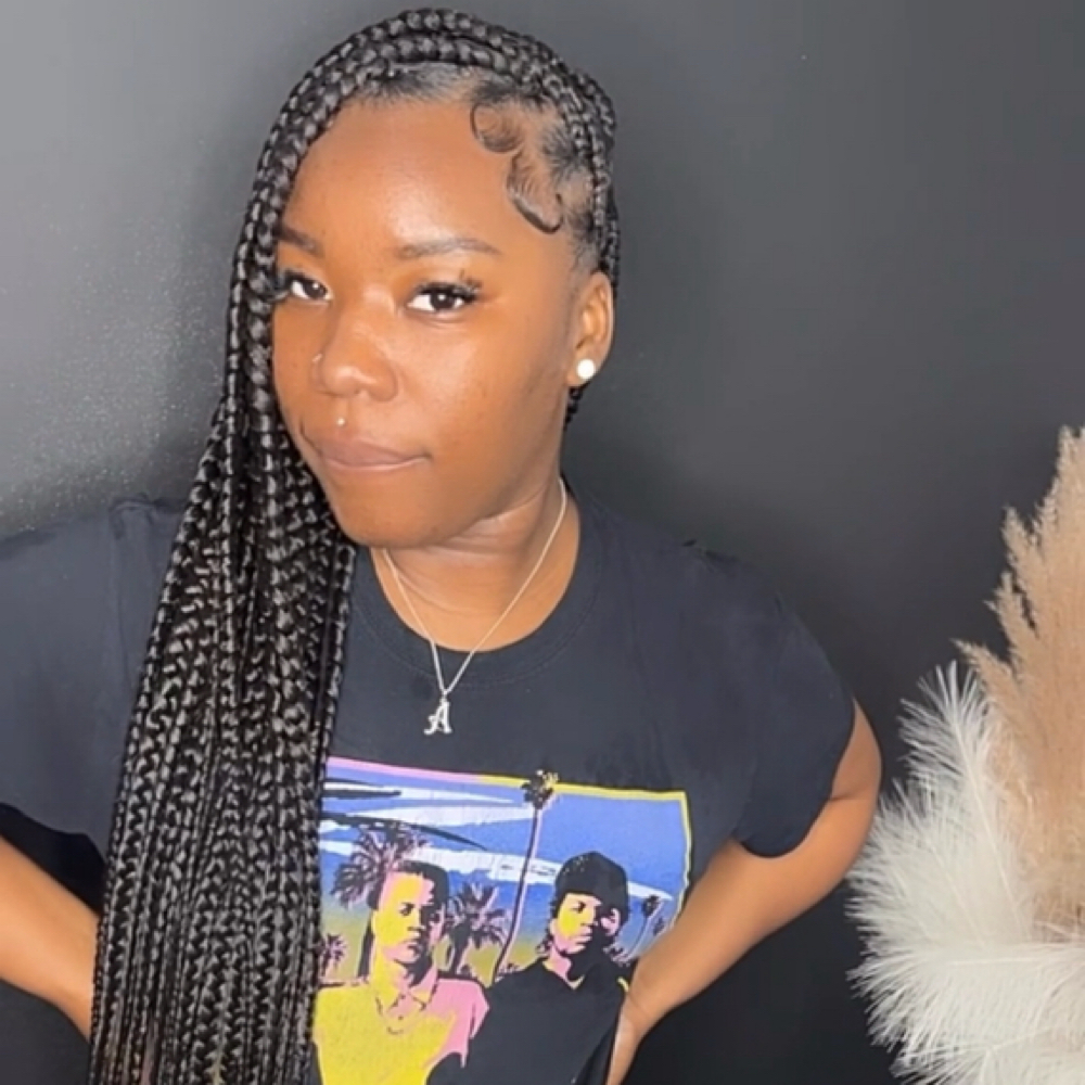 Medium Knotless Braids at Miracles by Mia in Phoenix, AZ