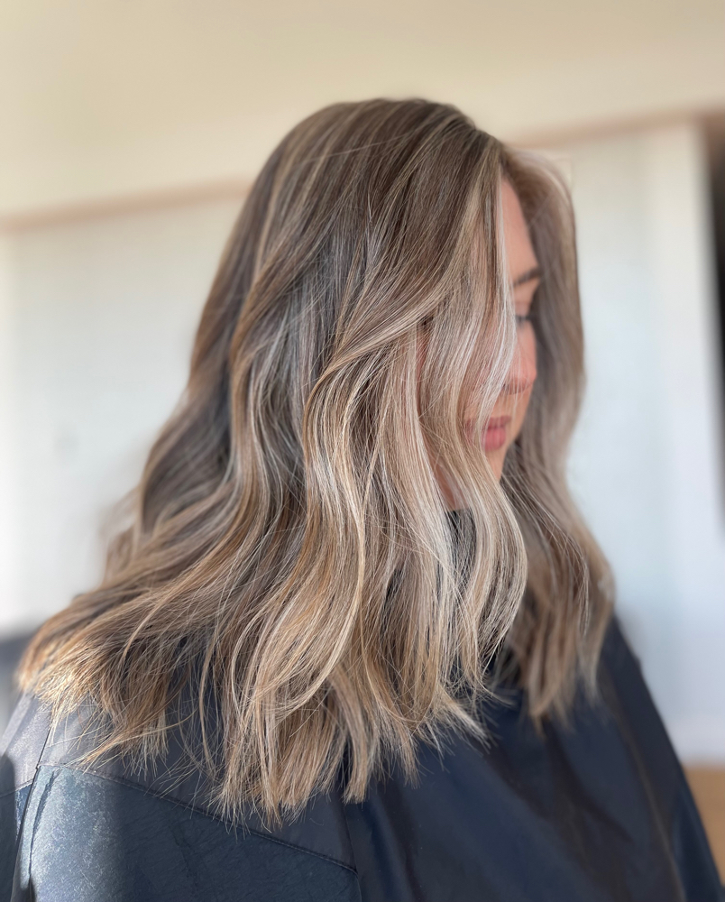 Partial Custom Blonding at Indy & Bo Hair Co. in Spotsylvania Courthouse, VA