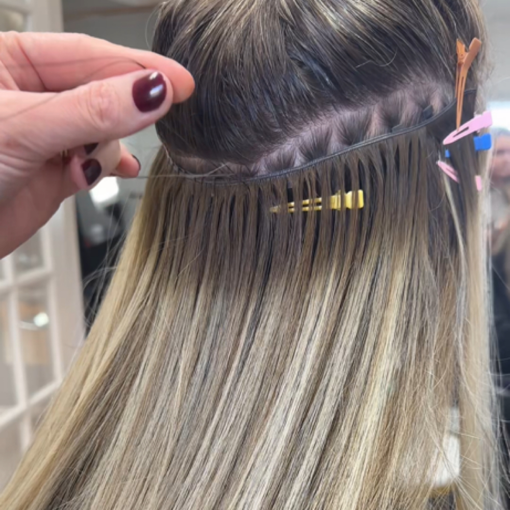 Weft Extension Move Up at Miracles Hair Salon in Hickory, NC