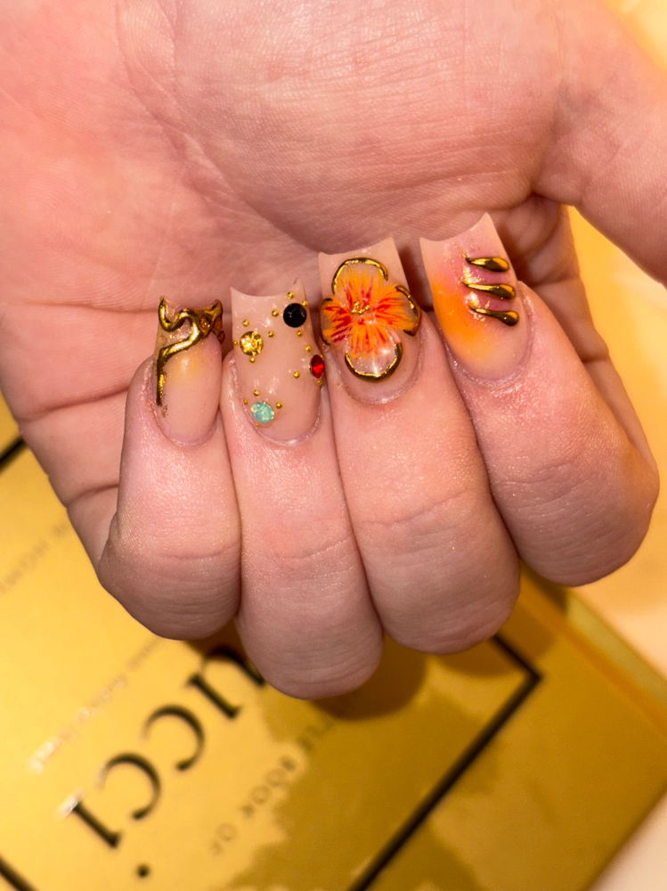 Short Acrylic Fullset at Nails By Kiley X The Luxe Label Suites in Richmond, VA
