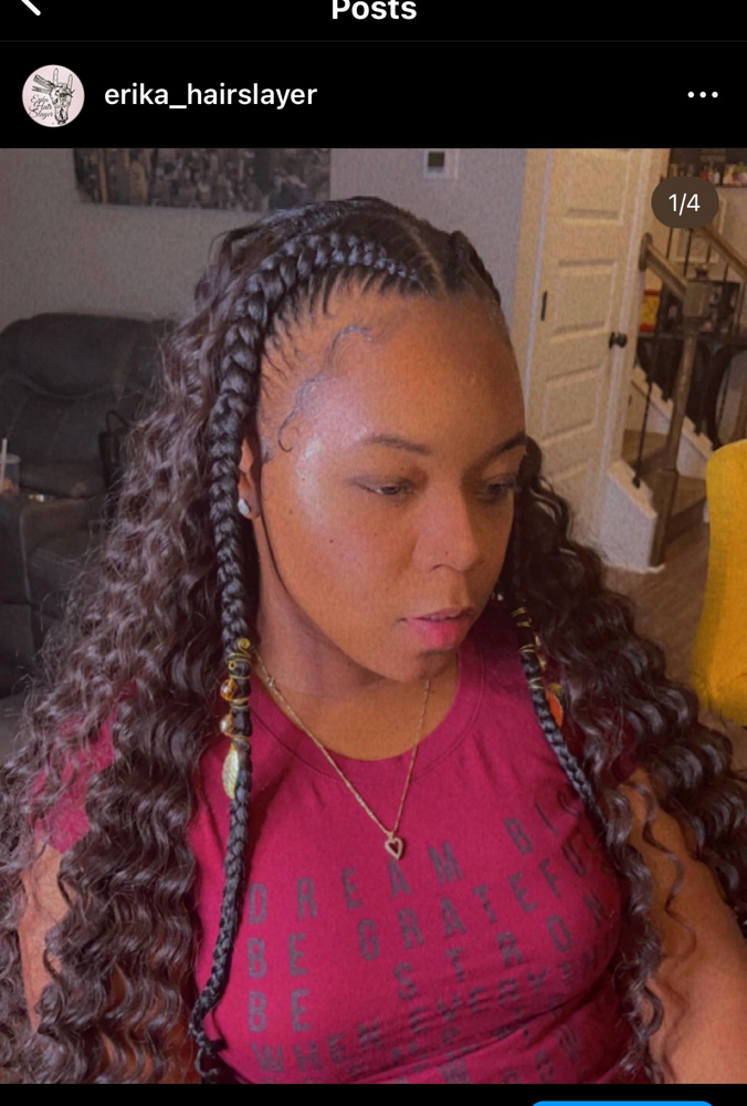 Half Feedin Half Quick Weave