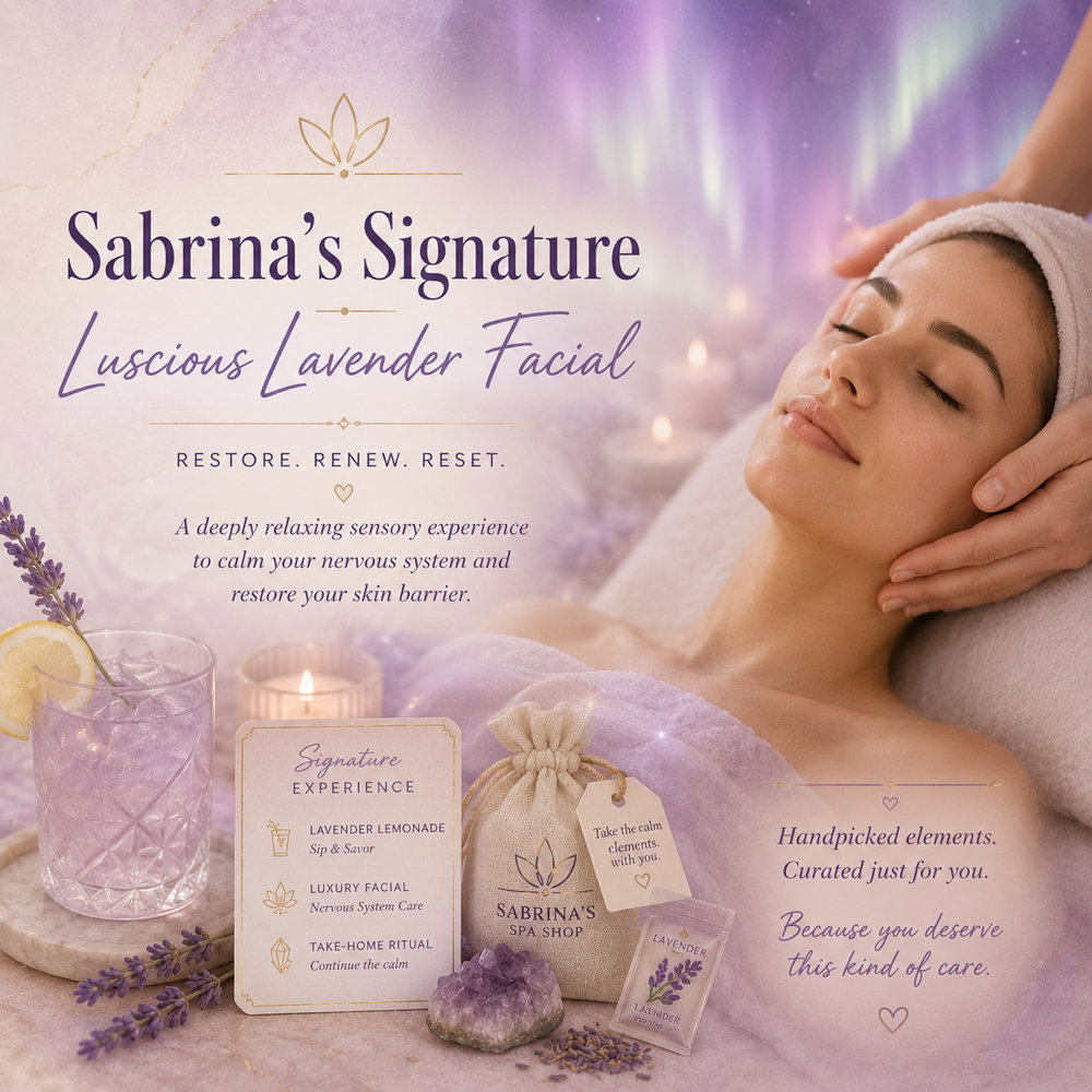Sabrina’s Signature Lavender Facial at Sabrina’s Spa Shop in Spring Hill, FL