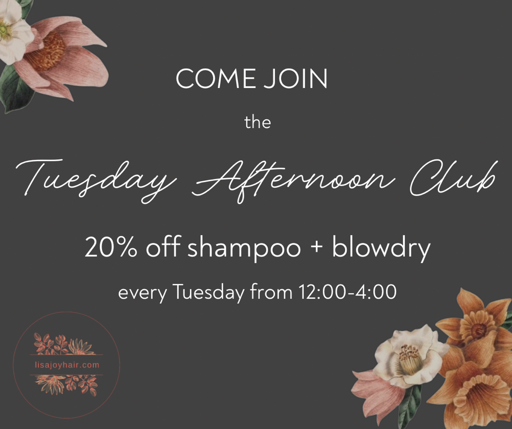 Tuesday Afternoon Blowdry