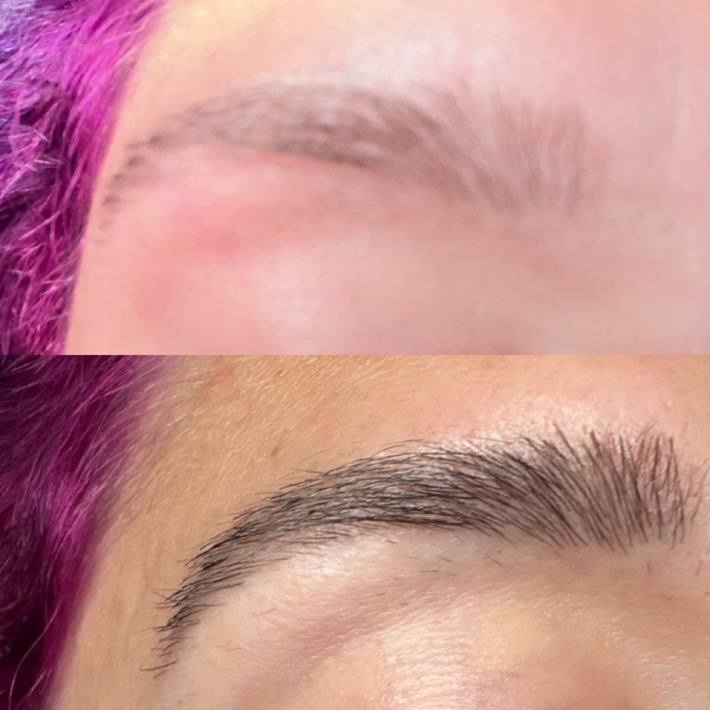 Natural Brow Tint Enhancement at ThePurpleWaxSuite in Florence, KY