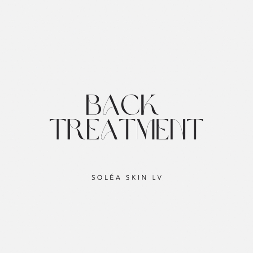 Back Treatment at Soléa Skin LV in Las Vegas, NV