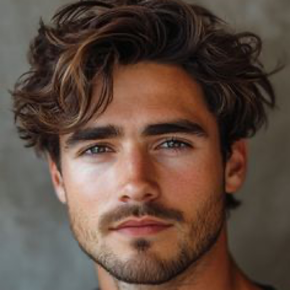 Men's Color at Eleni hair lounge at Strawberry Blonde Salon Platinum in Mount Pleasant, SC