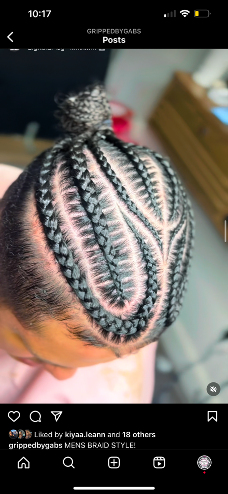 Mens Braid Style