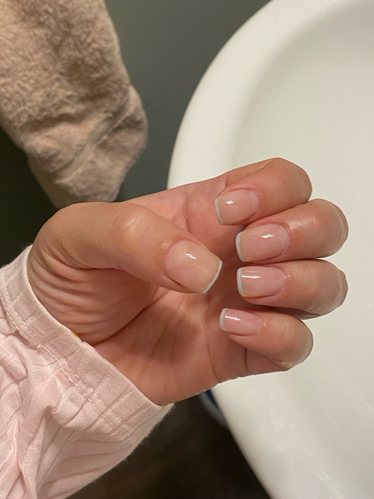 Short Length Stucture Gel Manicure