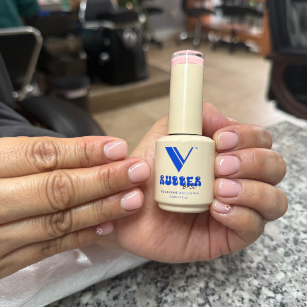 Rubber Gel Manicure at Claudia’s Nails & Spa in Lyndhurst, NJ