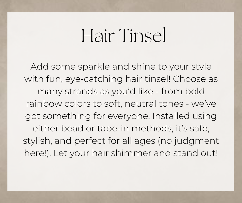 Hair Tinsel Extension