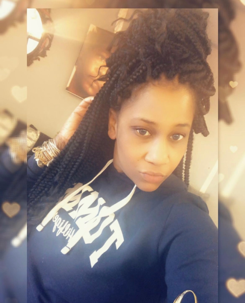 Crochet Braids  With Singles (3rows