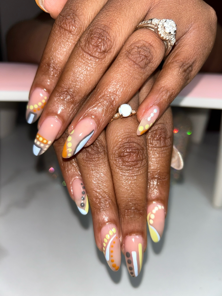 Acrylic Overlay Natural Nails