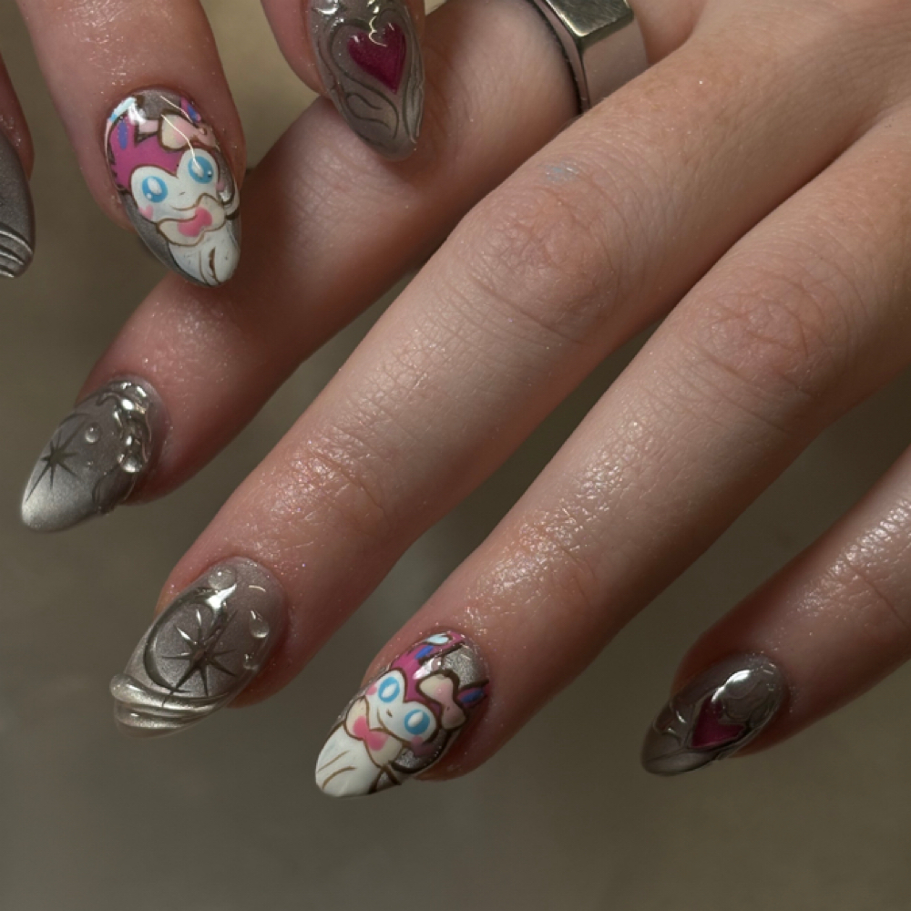 Acrylic Refill at NailsxLarissa in New Hartford, NY
