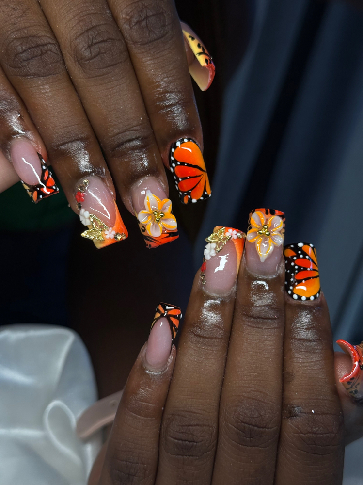 Medium Nails at Anas beauty bar in Louisville, KY