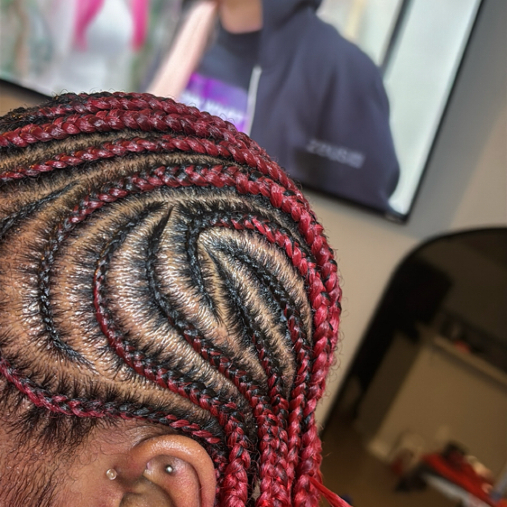 Alicia Keys Feed-ins (Butt length) at Knotless By Mya in union city, GA