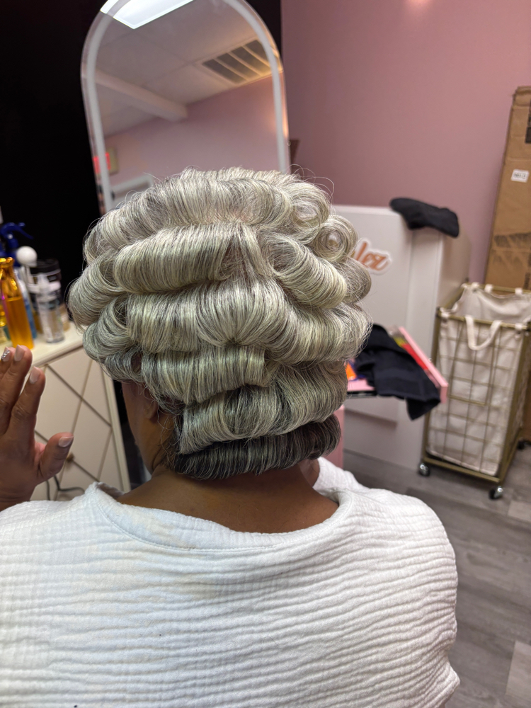 Relaxer Touch-Up + Treatment + Trim at L Stylez Beauty Bar Llc in Fredericksburg, VA