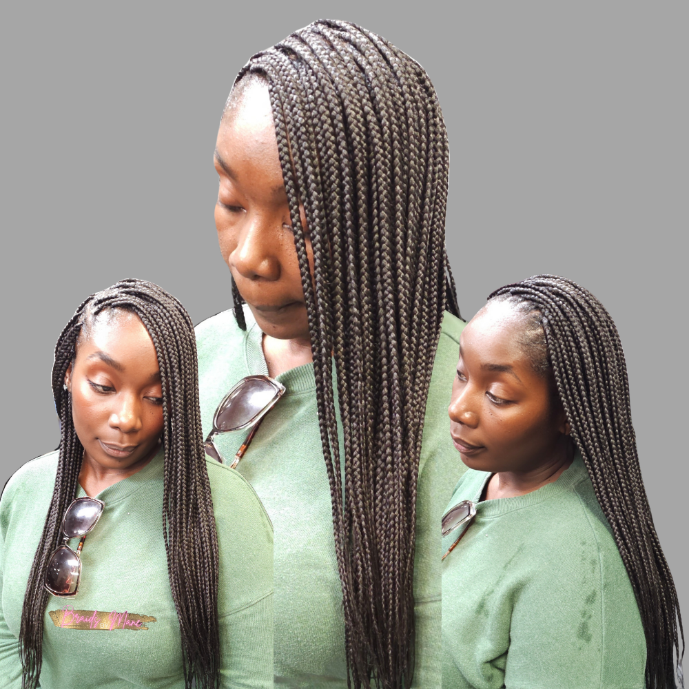 Small Knotless Braids