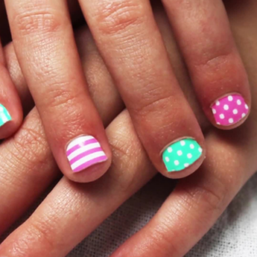 kids nail paint at Kay & Co’ Beauty Bar in cochran, GA