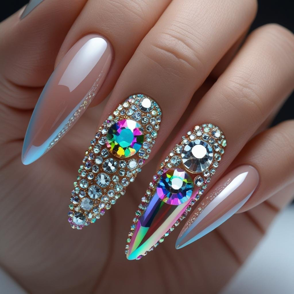 Junk Nail/Full Gem Per Nail