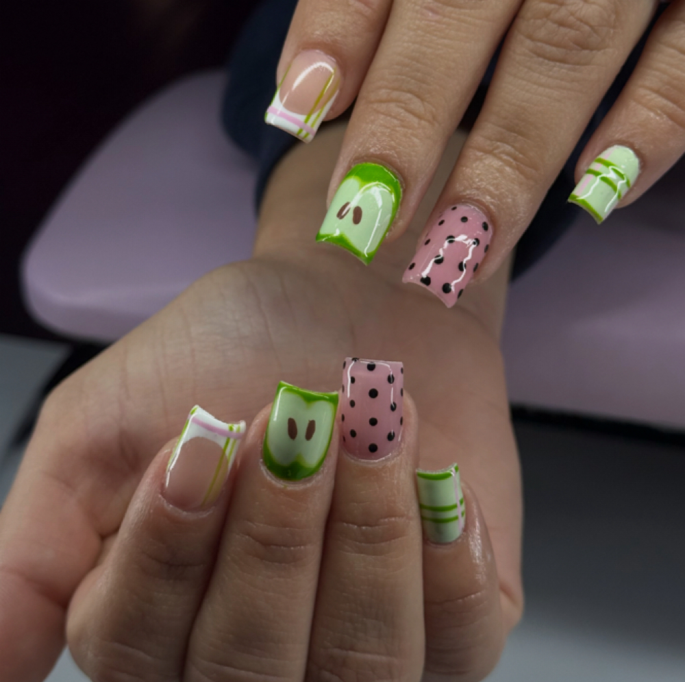 Short Gelx at Pearlynailz in Pasadena, TX