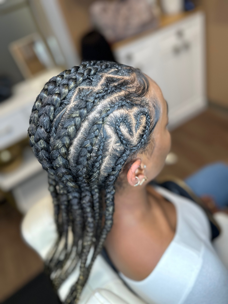 "Sculpted Cornrow