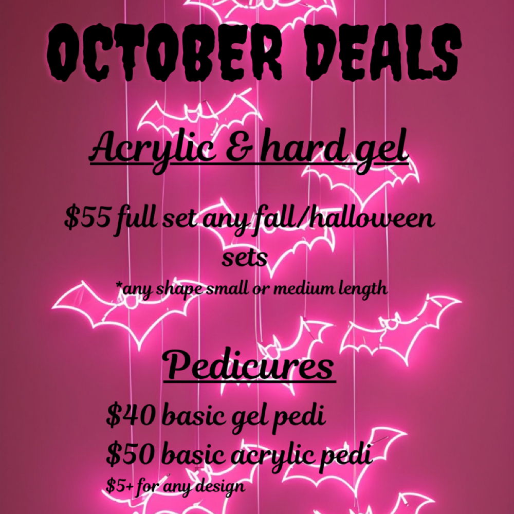 OCTOBER DEALS🎃 at Reyes Styles Barbershop & Salon in Salisbury, MD