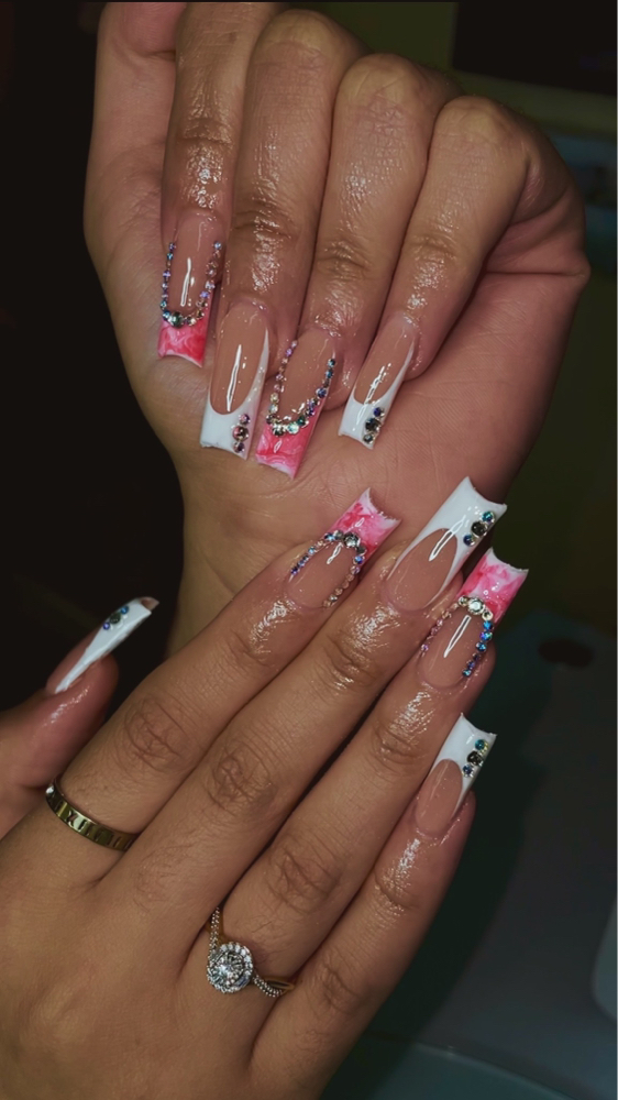 French tip Full Set