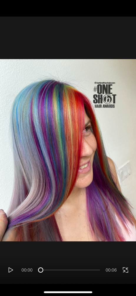 Vivid Hair Painting