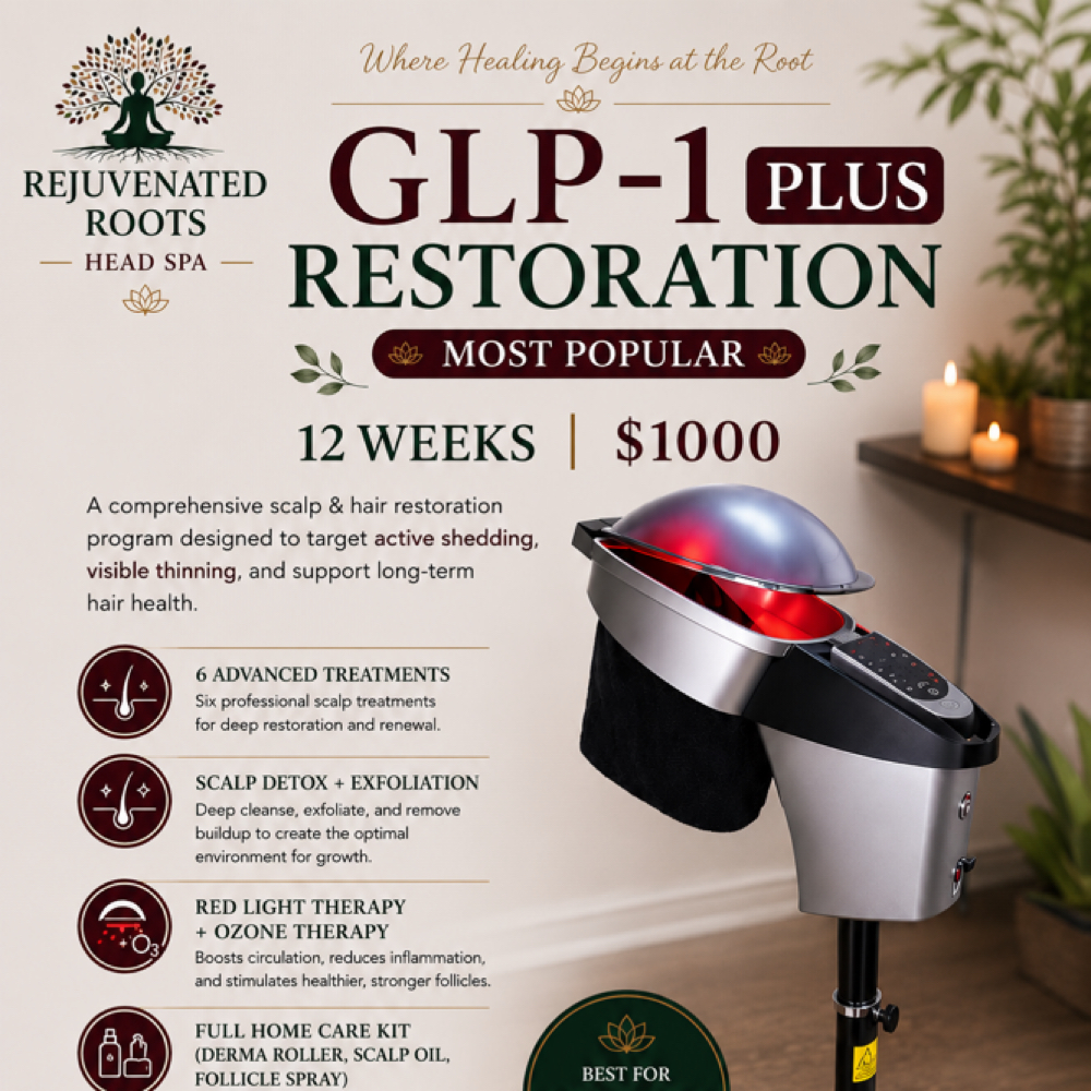 GLP-1PLUS RESTORATION(MOST POPULAR) at Rejuvenated Roots Head Spa, LLC in Brownwood, TX