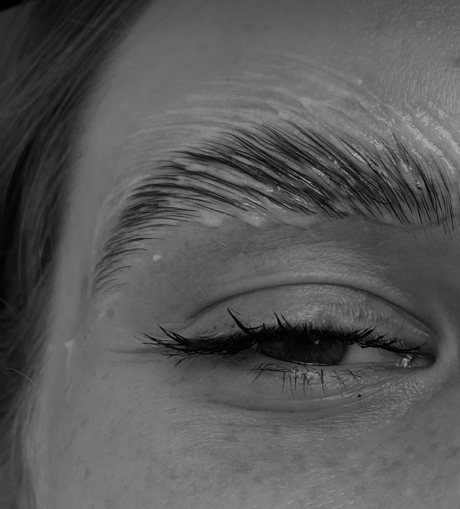 Eyebrow Lamination with Tint