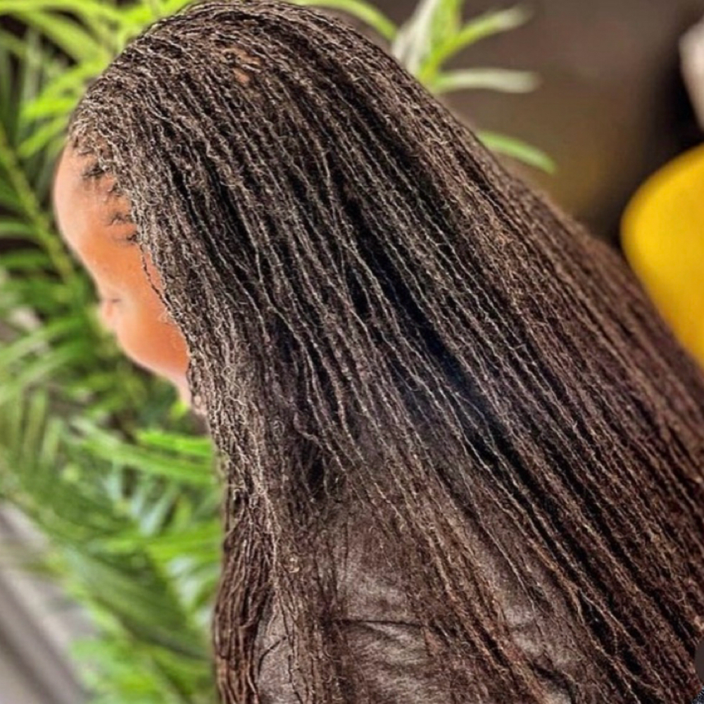 Loc Coil Install | 8"-12" at Vanity Hair Studio NYC in Bohemia, NY