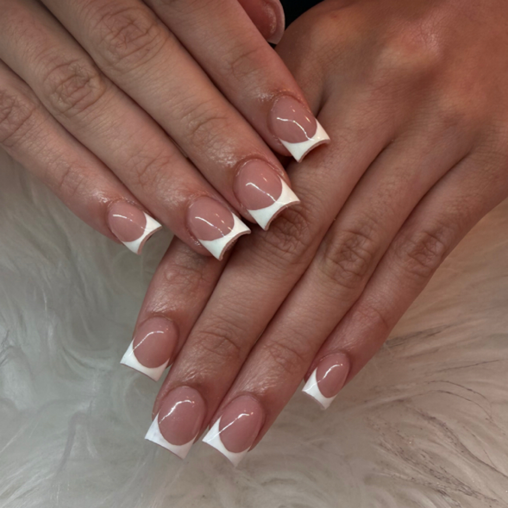 French Tip (w/ Ext.) at Nails By Your Mood in Frederick, MD