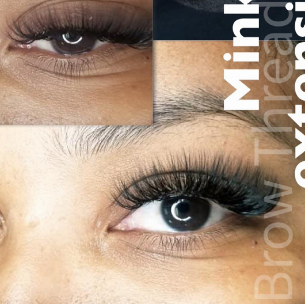 Mink volume 2 week fill in at iBrow Threading Salon in Rome, GA