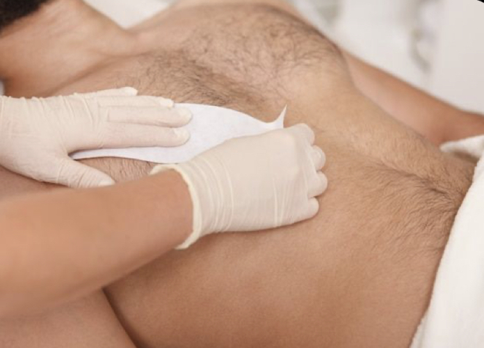 Chest -OR- 1/2 Back Wax