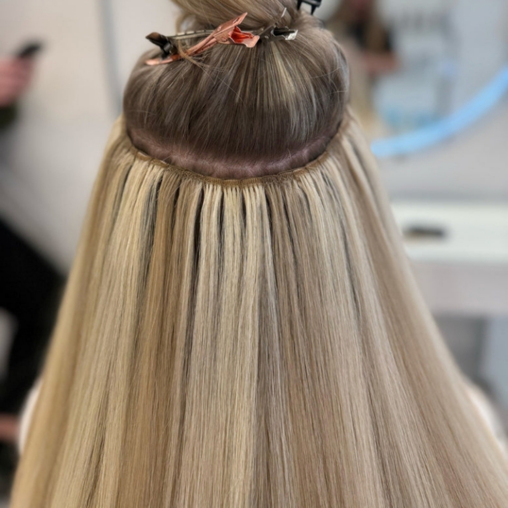 Beaded Weft Extensions at Sassy Chic / Solo Salon in Fond du Lac, WI
