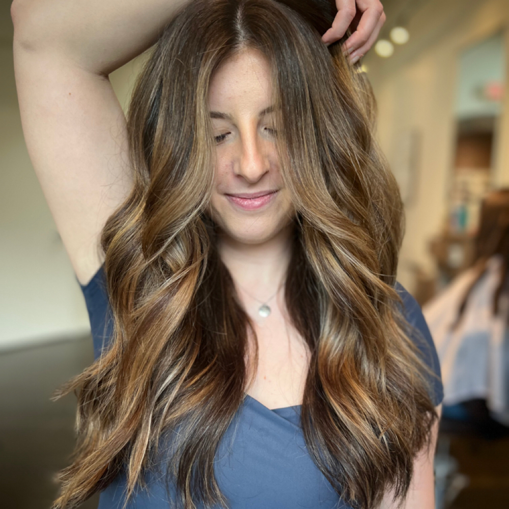 Halo Highlight at VWIGS hair studio in Apex, NC