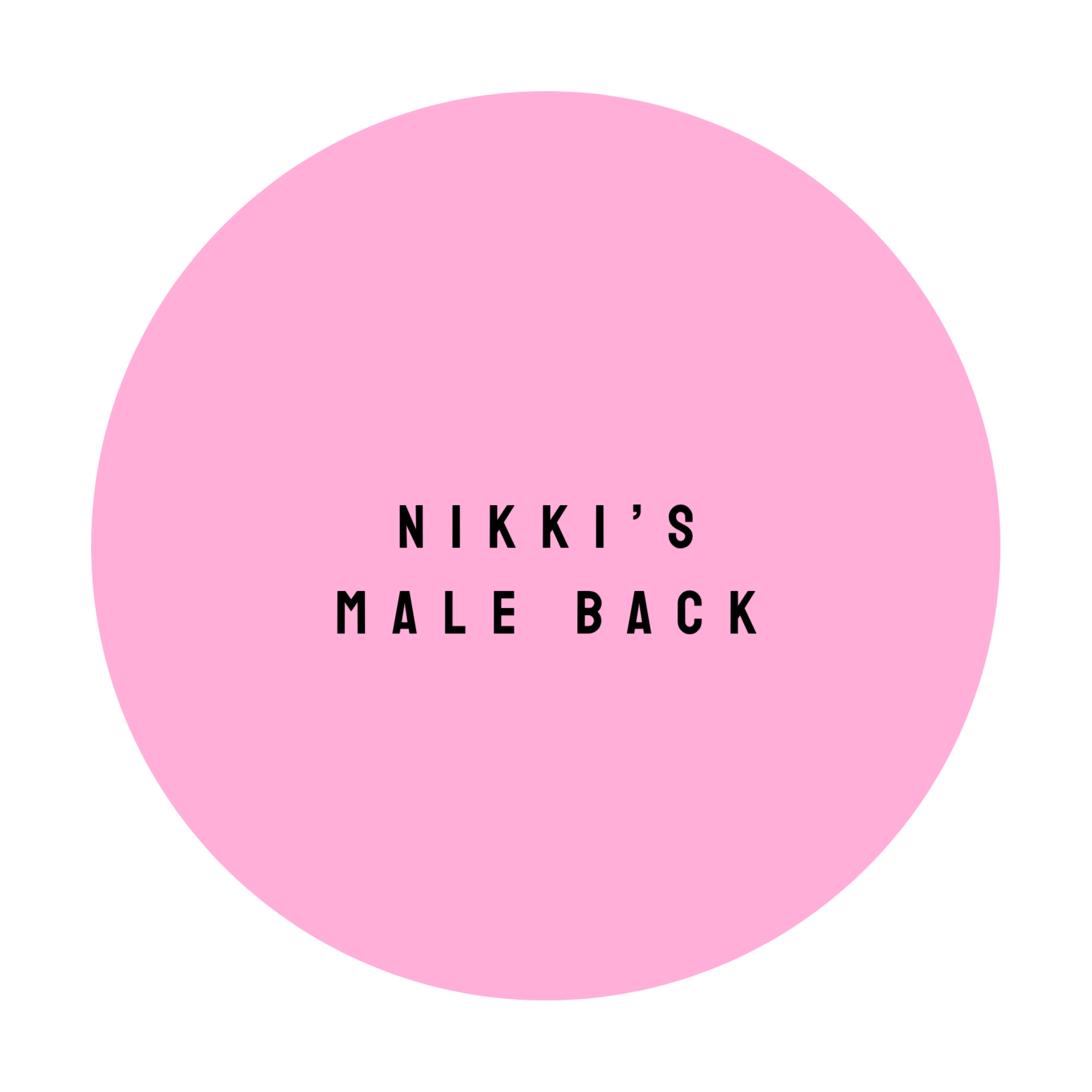 NIKKI'S MALE BACK at The Dollhouse Wax Studio in Smyrna, TN