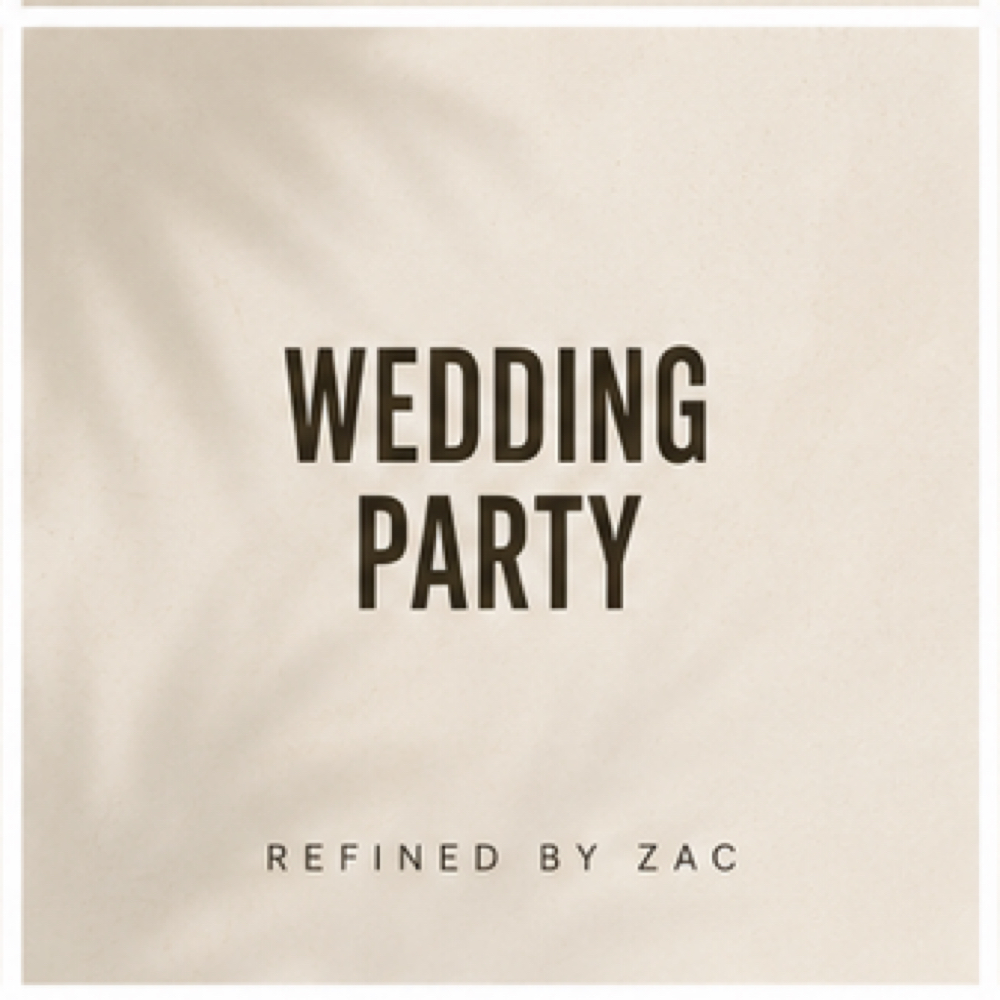 Wedding Party at Refined by Zac in san diego, CA