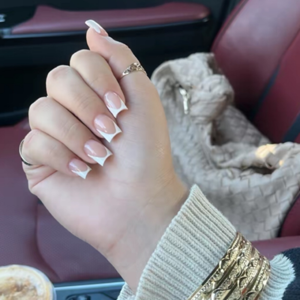 Acrylic FRENCH Only ( No Design) at Gxnailsx in Ceres, CA