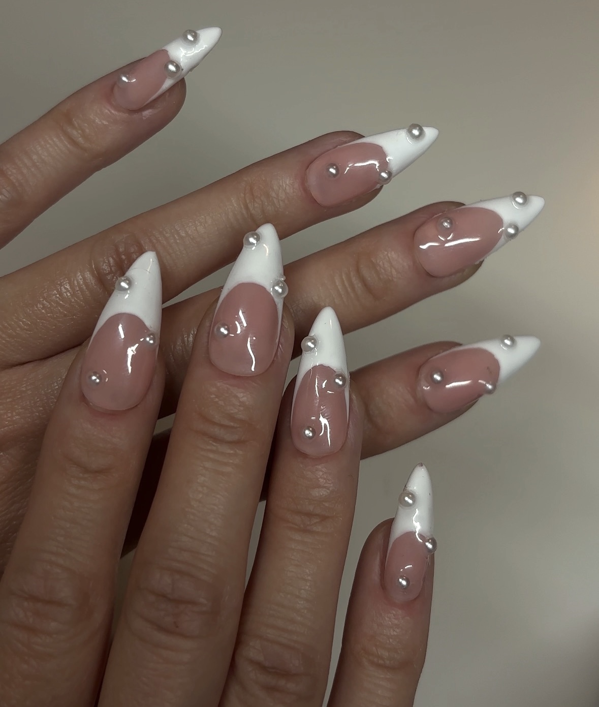 Full set french tips