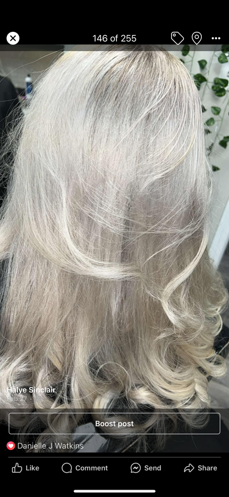 Platinum Blonde All Over Retouch