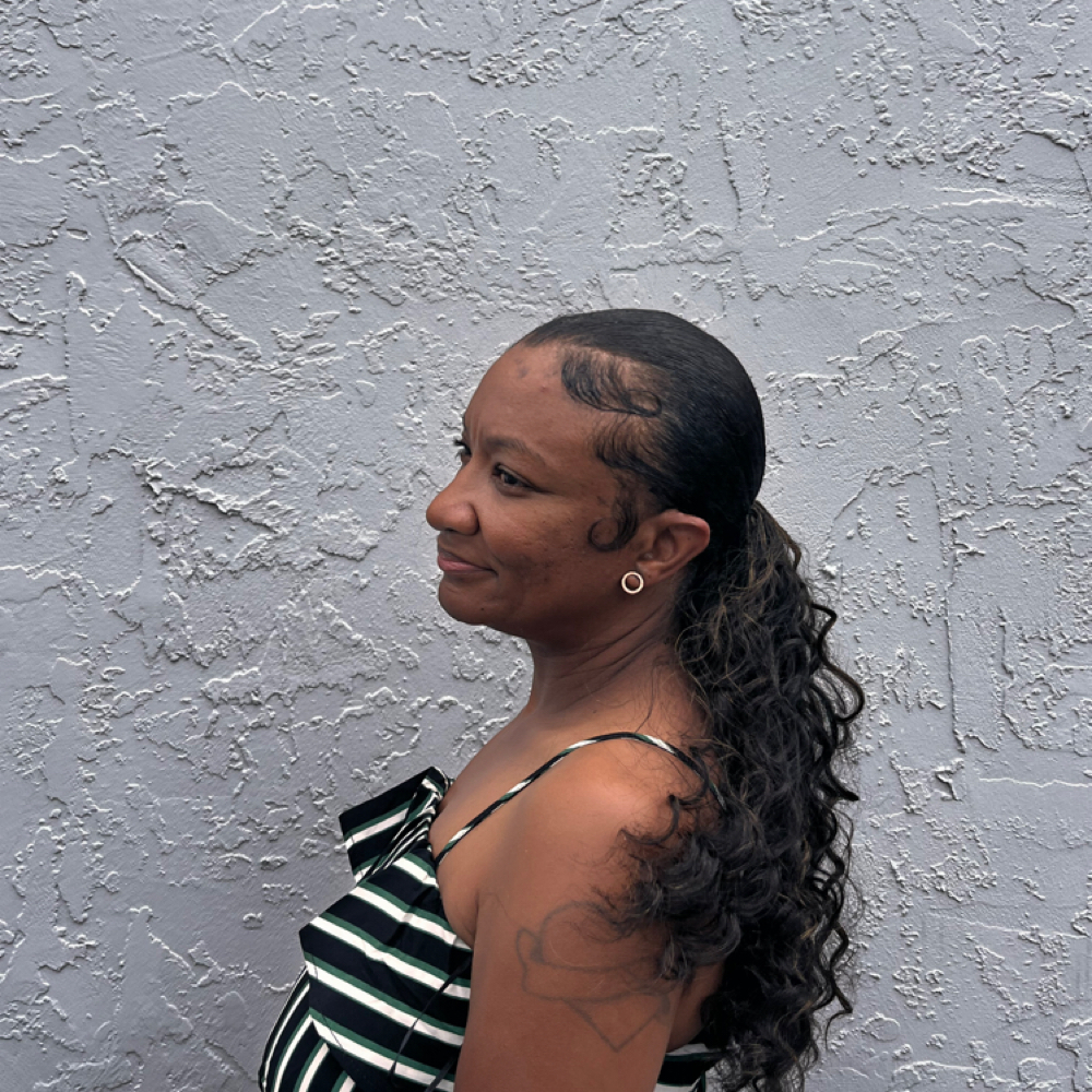 Ponytail With Hair Added at $75 Weave Shop in Snellville, GA