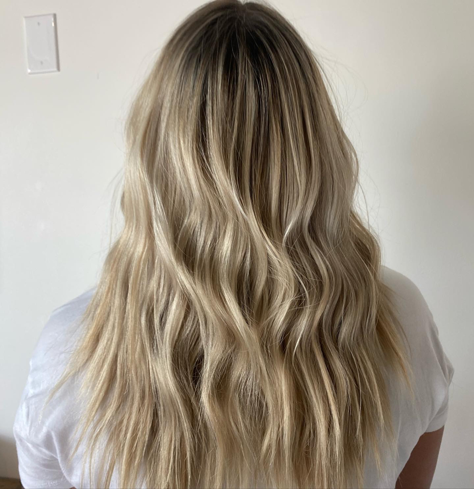 half head highlight + cut