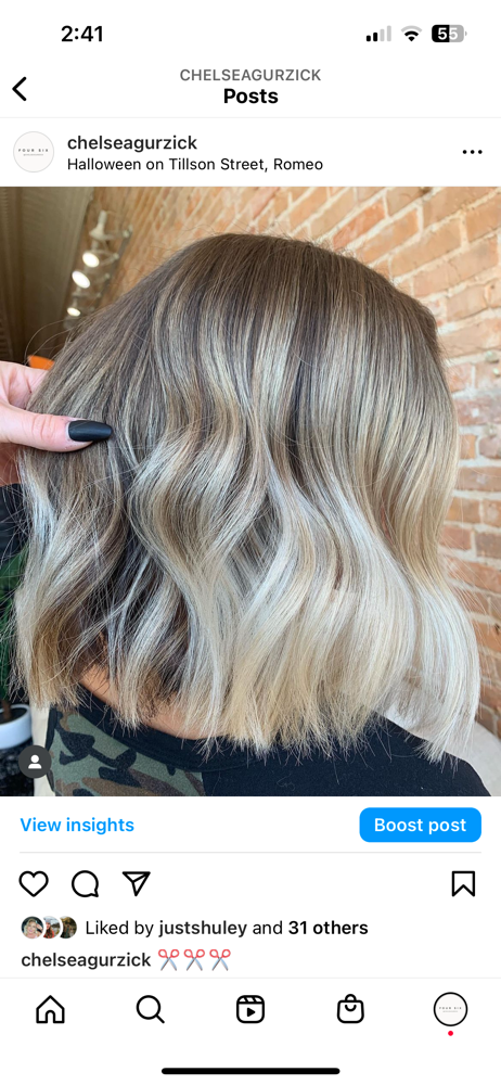 Partial Highlight + Toner