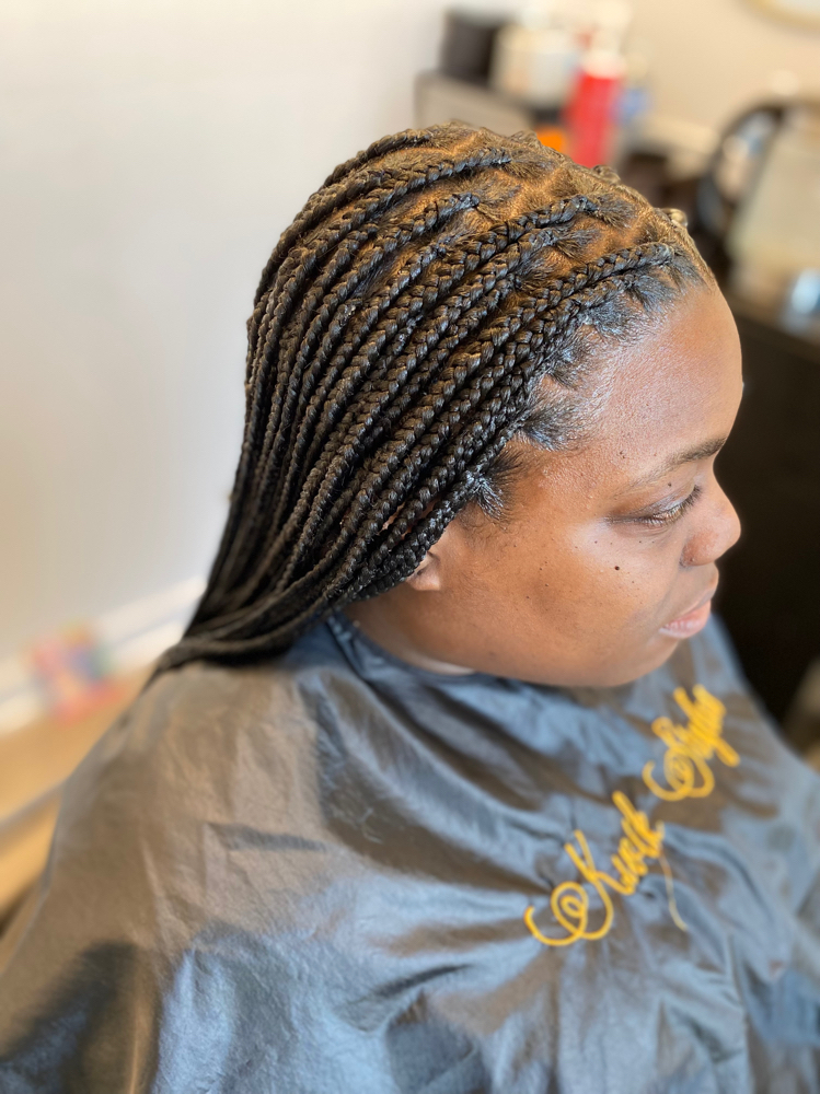 Small Knotless Braids