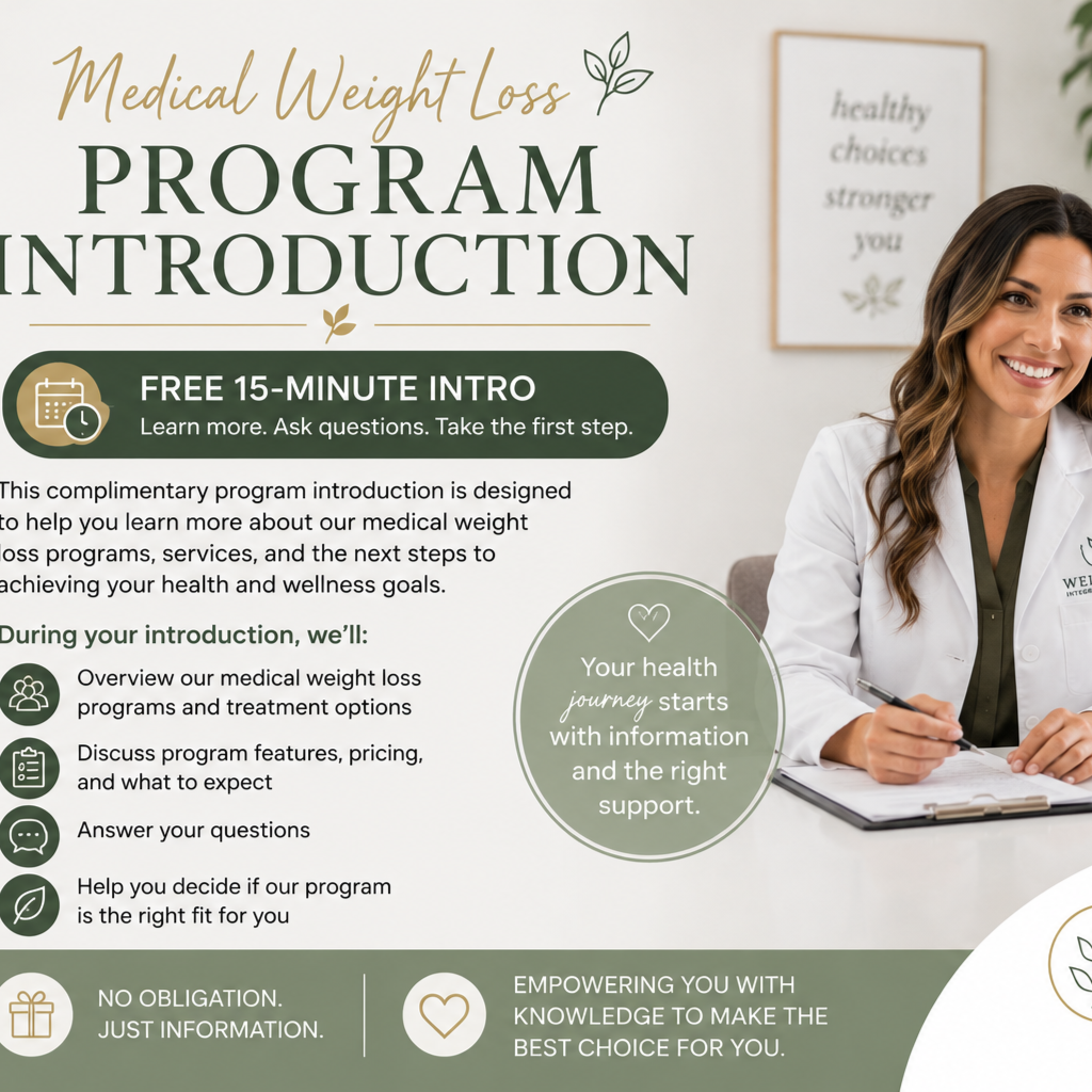 WEIGHT LOSS PROGRAM INTRODUCTION at Well Life Integrated Medical LLC in Okeechobee, FL