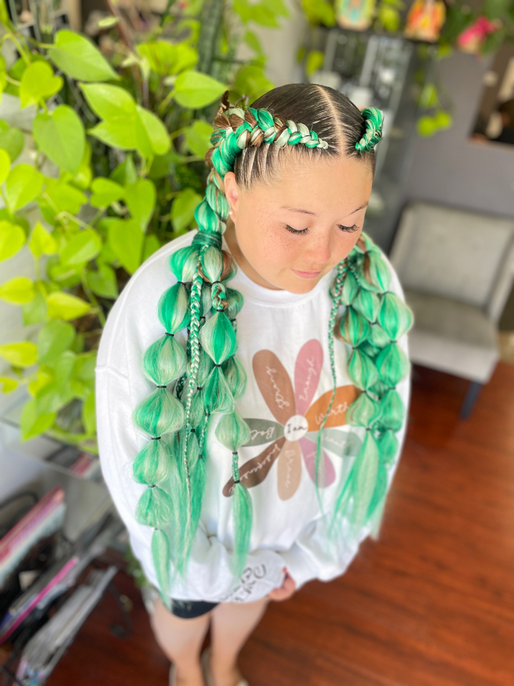2 Festival Braids (Hair added)